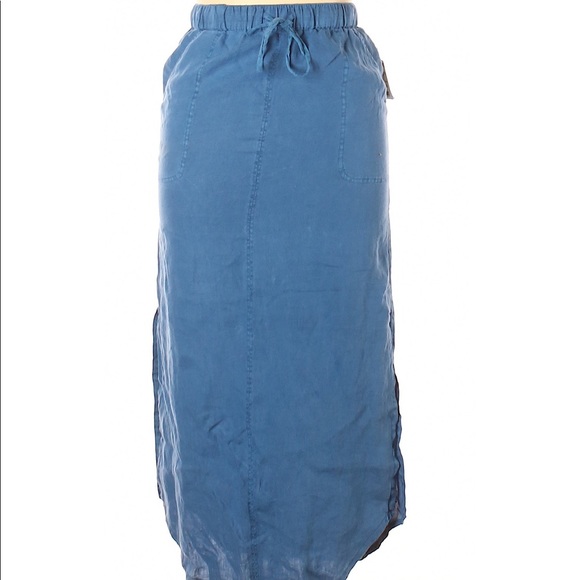 Artisan Ny Dresses & Skirts - 3/$40 Artisan NY Blue Linen Skirt L